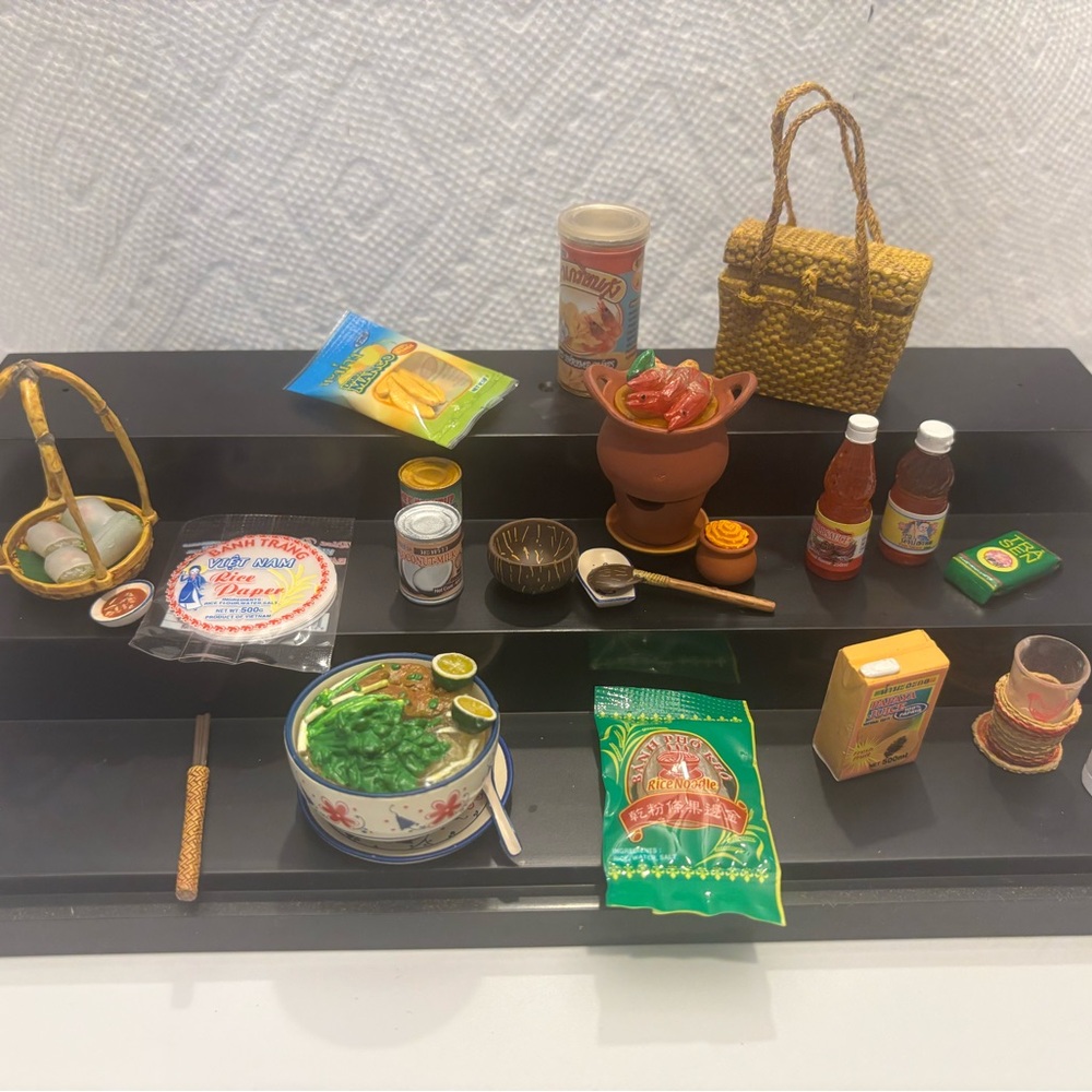 Miniature Food Set with Accessories